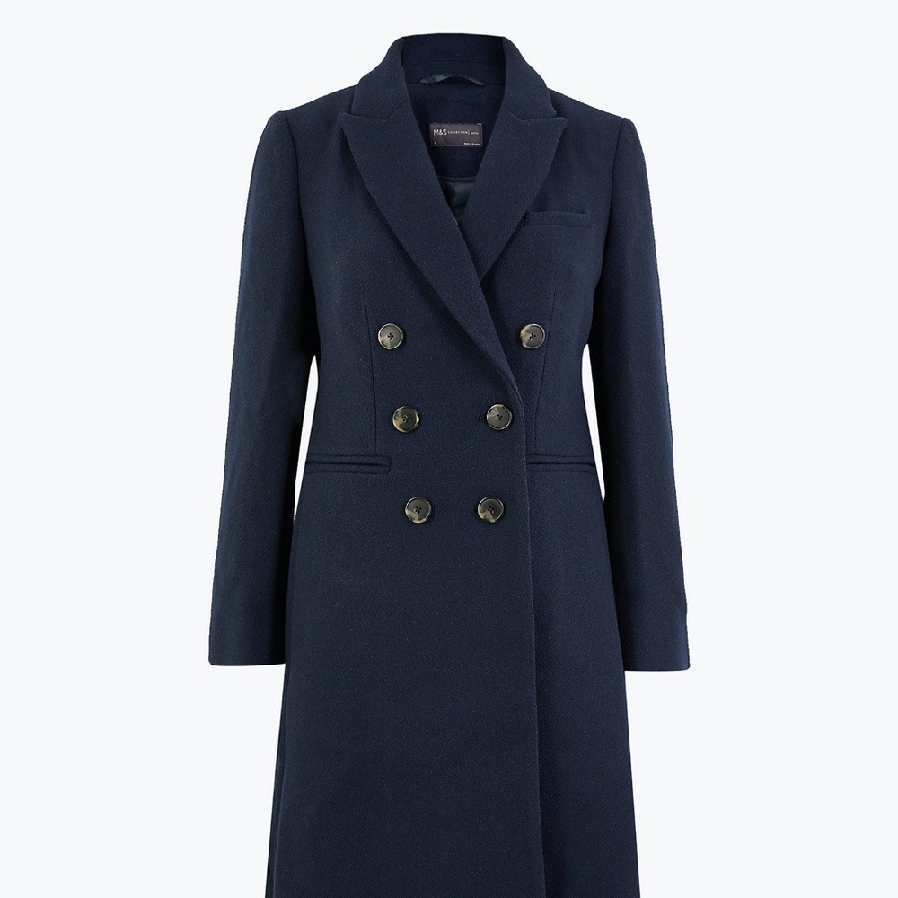 Marks and Spencer waisted overcoat